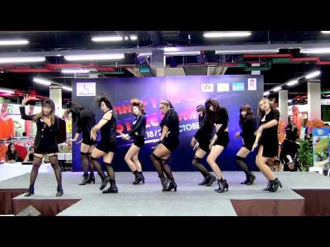 141018 Chocolee cover Nine Muses - Glue + Wild @Happyland Street Dance (Audition)