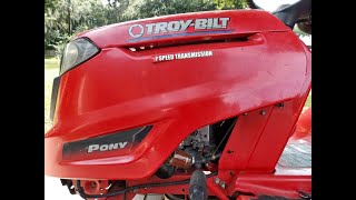 Troy Bilt Pony Popping out of gear 2 fixes
