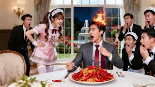 Ni una sola se atreve a retar al CEO, hasta que chica humilde le da 100 chiles… ¡y nace el amor!