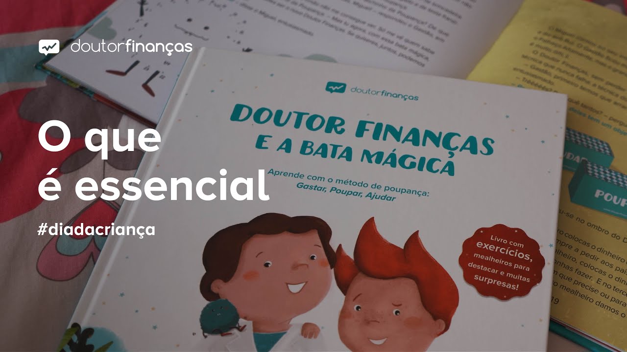 Livro Doutor Finanças e a Bata Mágica Dia da criança