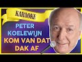 Peter Koelewijn - Kom van dat dak af // Sterren NL Karaoke