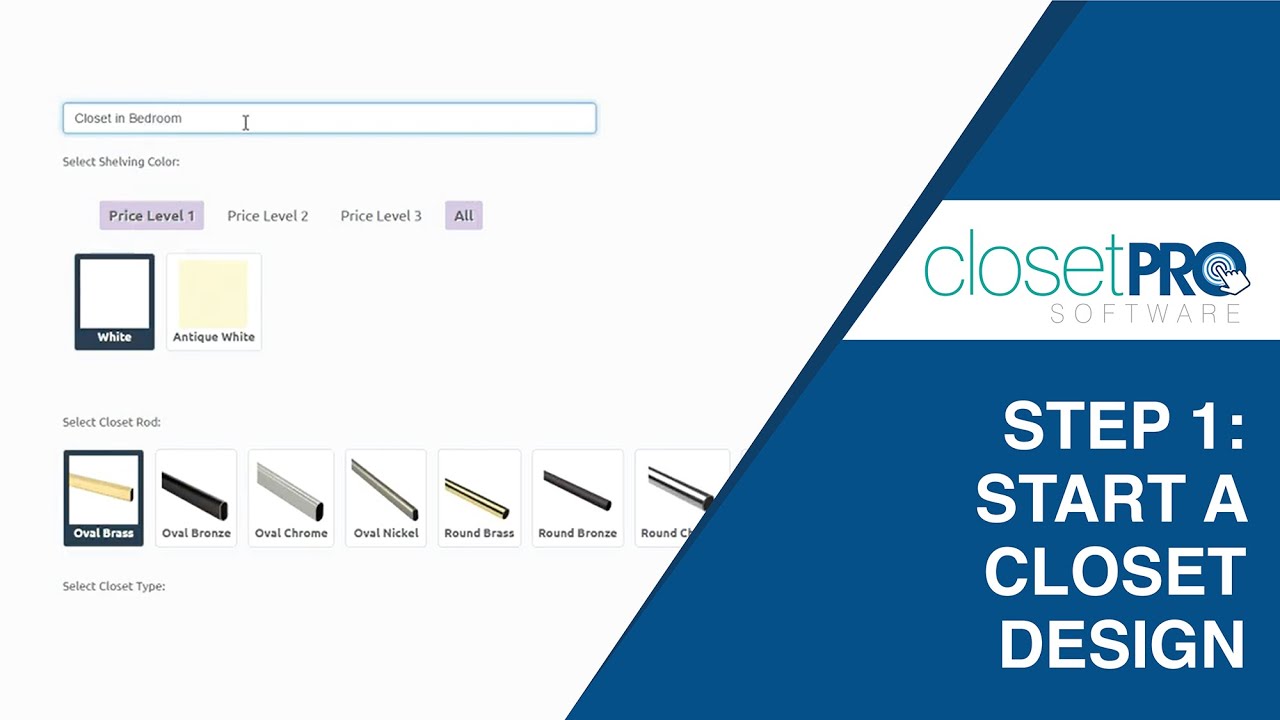 Start a Closet Design