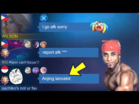 PRANK TOP 1 LANCELOT AFK!! | TEAM AUTO TRASHTALK!🤣 (System Ban Me After Match?!) | MLBB