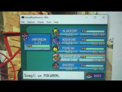 Pokémon Rosso Fuoco - Sfida contro Capopalestra Erika