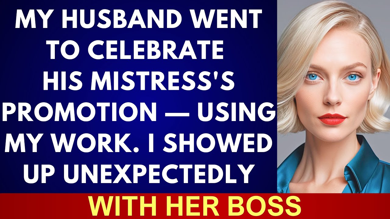 My Husband Stole My Work to Promote His Mistress — I Exposed Them Both at the Board Meeting