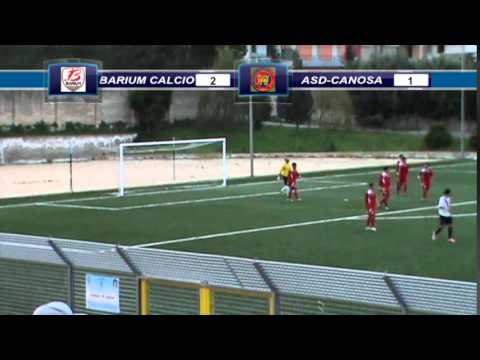 I gol del ASD Canosa con il Barium Calcio. 30/11/2014