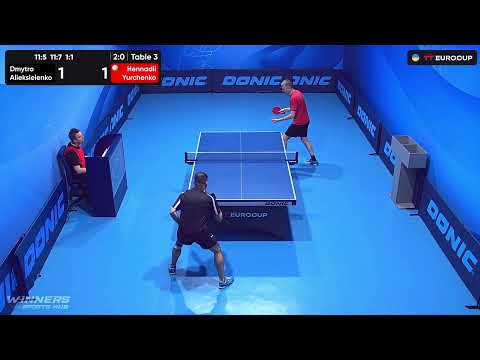 13:15 Dmytro Alieksieienko - Hennadii Yurchenko 13.07.2023 TT Euro.Cup Ukraine Master. TABLE 3