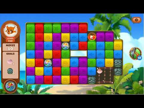 Lost Island Blast Adventure Level 548 - No Boosters