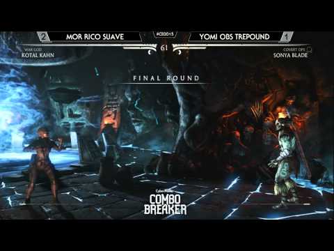 MKX After Hours @ Combo Breaker 2015 - Yomi OBS Treypound vs MOR Rico Suave [720p/60fps]
