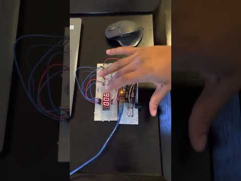 Rotary encoder with a 4-digit 7 segment display *Fully Operational*
