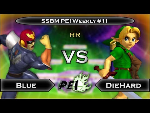 Blue (C. Falcon) vs DieHard (Young Link) | RR | SSBM PEI Weekly #11