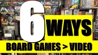 Top 6 Reasons BOARD GAMES Beat VIDEO GAMES