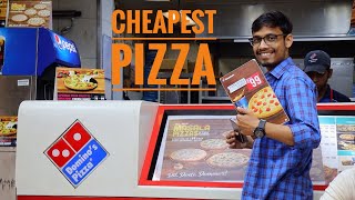 Trying Cheapest pizza in dominos 🍕 at ₹ 49 Only