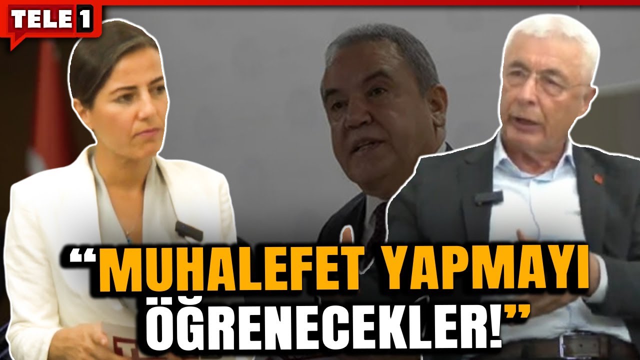 "Muhalefet yapmayı öğrenecekler"