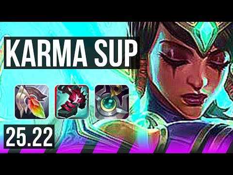 KARMA & Kai'Sa vs ZAC & Ezreal (SUP) | 4/1/30 | KR Master | 25.22