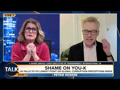 Talk TV: Corruption Perceptions Index 2025 - Daniel Bruce Interview