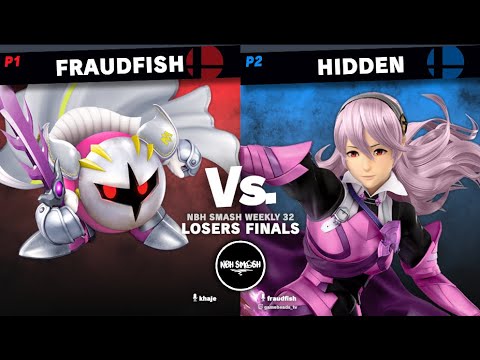 NBH Smash Weekly 32 Losers Finals - Fraudfish (Meta Knight) vs Hidden (Corrin & Cloud)
