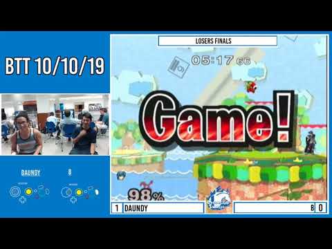 BTT 10/10/19: Melee Singles - Losers Finals, Daundy (Marth) vs B (Falco)
