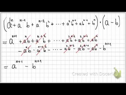 Verallgemeinerte 3. Binomische Formel