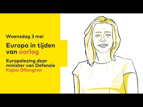 Europe Lecture Defense Minister Kajsa Ollongren (incl. live recording Café Europa)
