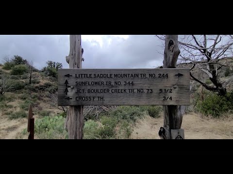 Little Saddle Mountain Trail along Sycamore Creek