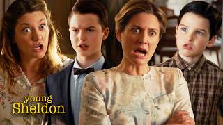 Sheldon Rebelling Against His Mom for 15 Minutes Straight | Young Sheldon Compilation