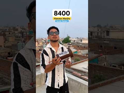 8400 Hammer Manjha 6 Reel Best Manjha Kite Fighting 🔥 #kite #kitelover #kitefighting #kitefestival