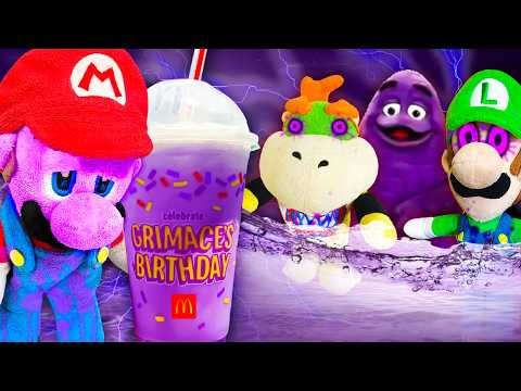 Crazy Mario Bros: The Grimace Shake!
