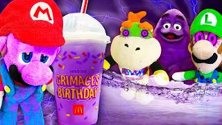 Crazy Mario Bros: The Grimace Shake!