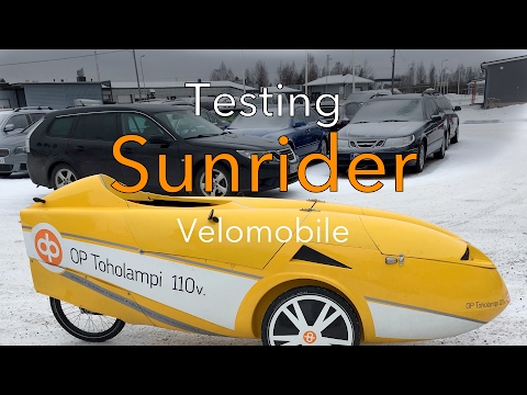 Testing Sunrider Alleweder A9 velomobile
