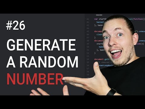 26 How To Create A Random Number Using JavaScript | Create A Random Number | JavaScript Tutorial