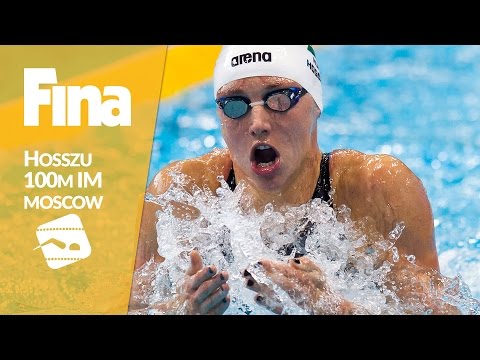 Katinka Hosszu goes for gold in 100m individual medley #3 Moscow