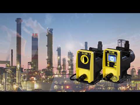 Pompes doseuses Série PD - LMI - 8 ml à 7,6 l/h (0,002 à 2 GPH) - Manuelle et Enrichie pour traitement des eaux_1