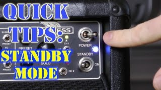 How to Use Standby on a Guitar Amp