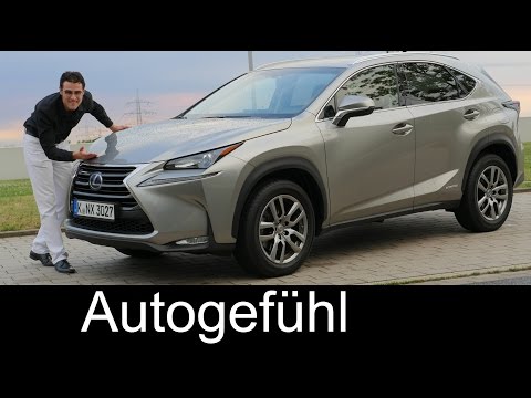 All-new Lexus NX 300h compact SUV FULL REVIEW test driven 2016  - Autogefühl