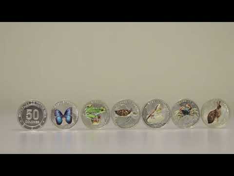 Conozca el esquema completo de las nuevas monedas de 50 colones