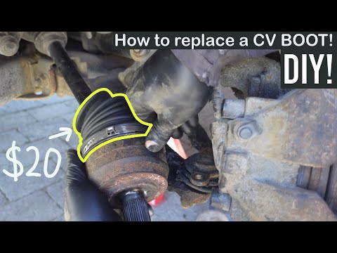 CV BOOT replacement. Easiest method!!