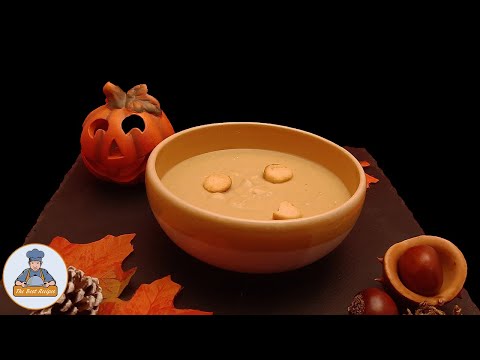 Velouté de Butternut aux Châtaignes - Recette d'Halloween !
