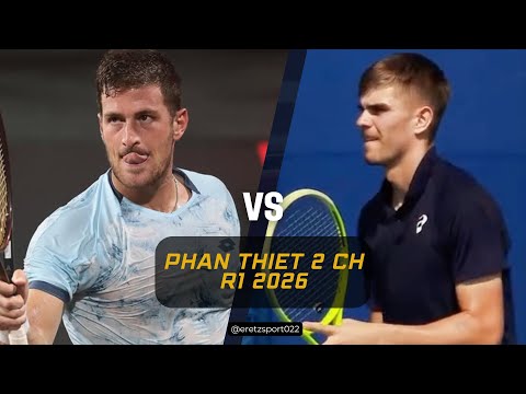 Phan Thiet 1 Challenger 2026 R1: Federico Agustin Gomez [1] vs. Nikolai Barsukov [WC] Highlights