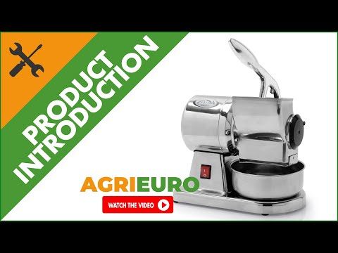 FAMA MIGNON GM Heavy-duty Electric Cheese Grater - Polished Aluminium 0.5 hp - Product Introduction