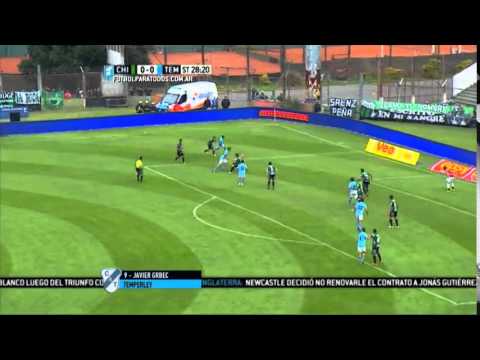 Gol de Javier Grbec  Nueva Chicago 0-1 Temperley