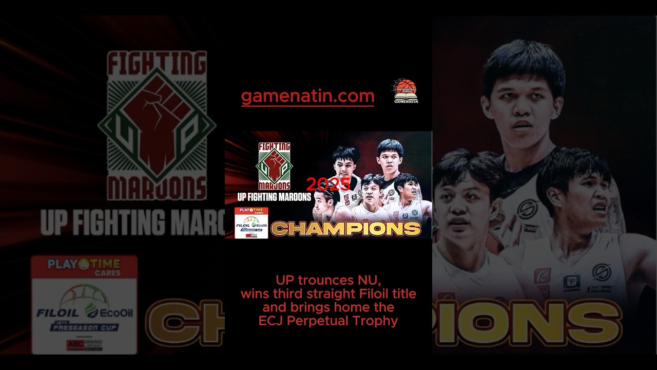 Filoil: UP beats NU to win the 2025 Filoil championship