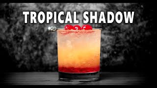 Tropical Shadow Cocktail – A Stunning Layered Drink You NEED to Try! 🍹🌴