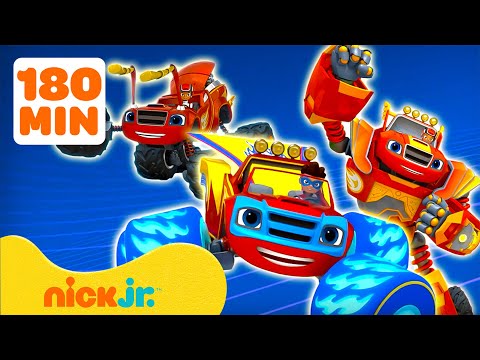 Blaze si trasforma in un supereroe, in un battello a vapore e altro ancora! | 3 ore |Nick Jr. Italia