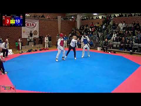 319  ALI AMER, ABDULRAHMAN, TEAM NORREBRO vs  KAASTRUP, LUKAS, RISSKOV TAEKWONDO 28 7