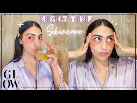 NIGHT TIME SKINCARE!!! KHUSHI JAIN| #nighttimeskincare #jaderoller #skincareroutine