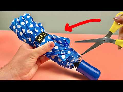 🔥🔥Don’t Throw Away Your Old Umbrellas UNTIL You Watch This Video! A smart seamstress taught