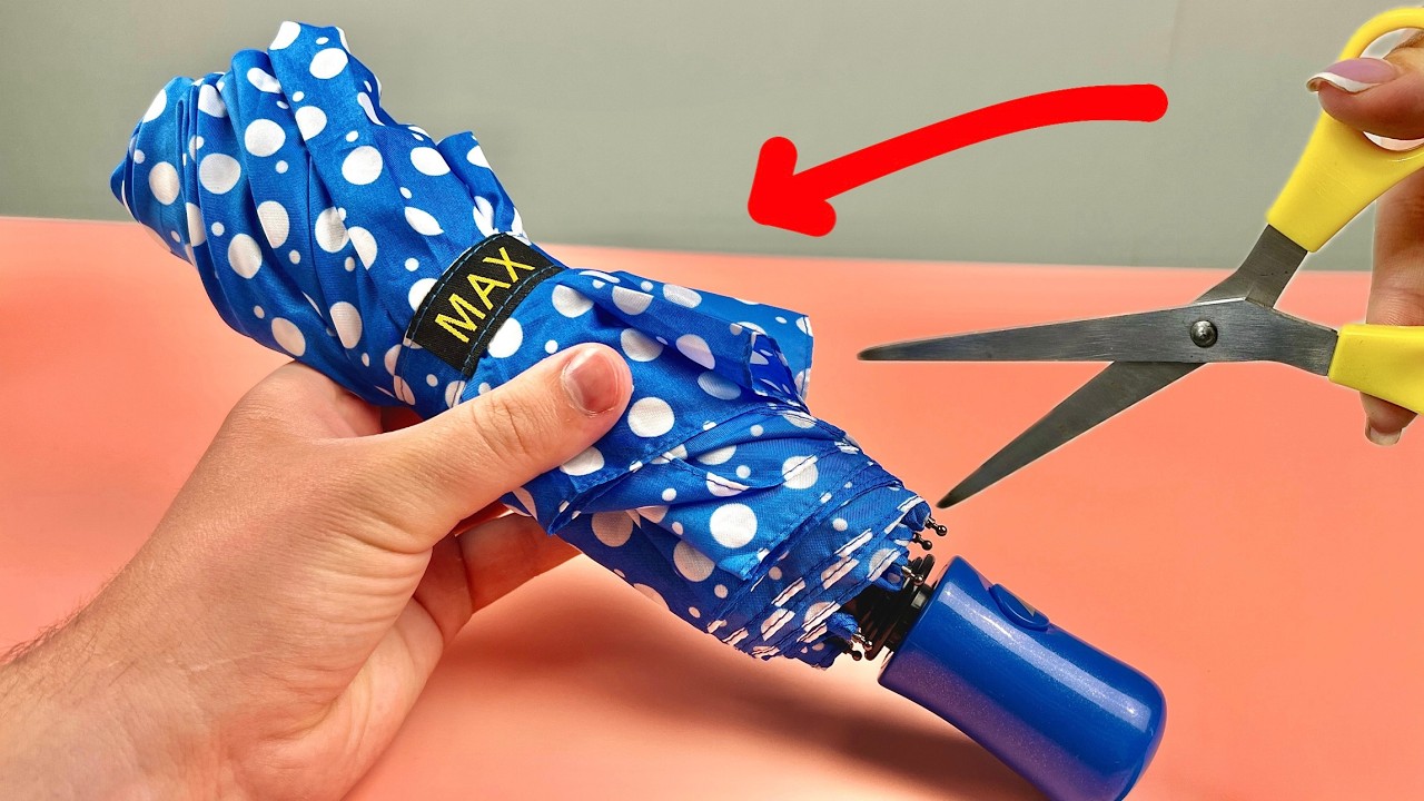🔥🔥Don’t Throw Away Your Old Umbrellas UNTIL You Watch This Video! A smart seamstress taught