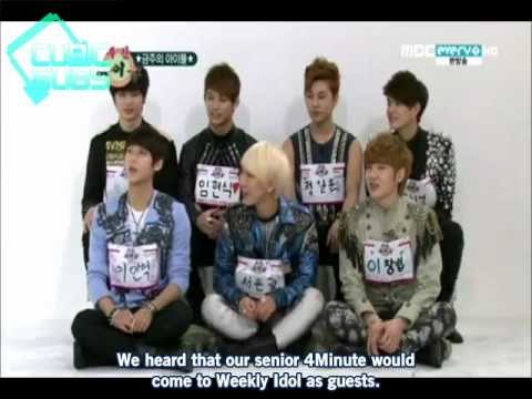 [CUBICSUBS] 120516 Weekly Idol - BTOB CUT