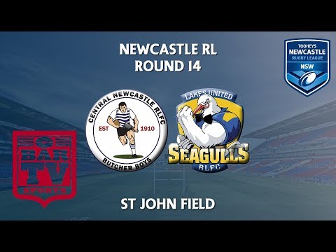 2018 Newcastle RL 1st Grade Round 14 - Central Newcastle Butcher Boys v Lakes United Seagulls